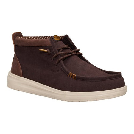 Hey Dude Wally Mid Gripr Vin Classic 42052-2IV Mole Brown