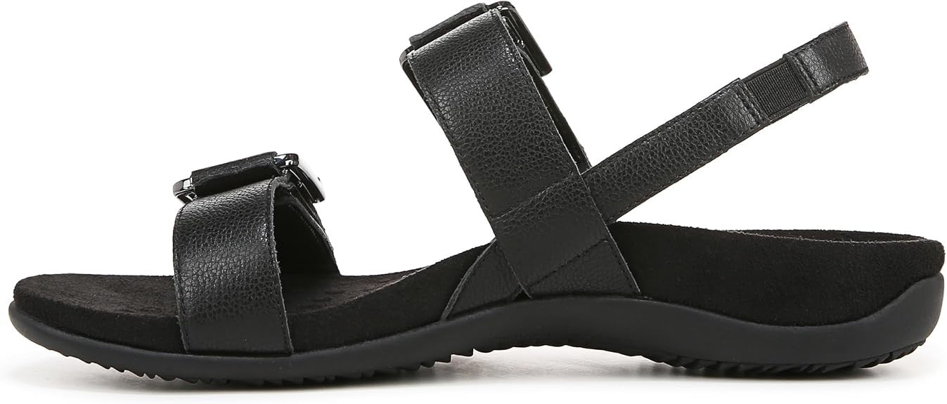 Vionic Women's Reese Slingback Sandals J2154L1-001 Black Leather