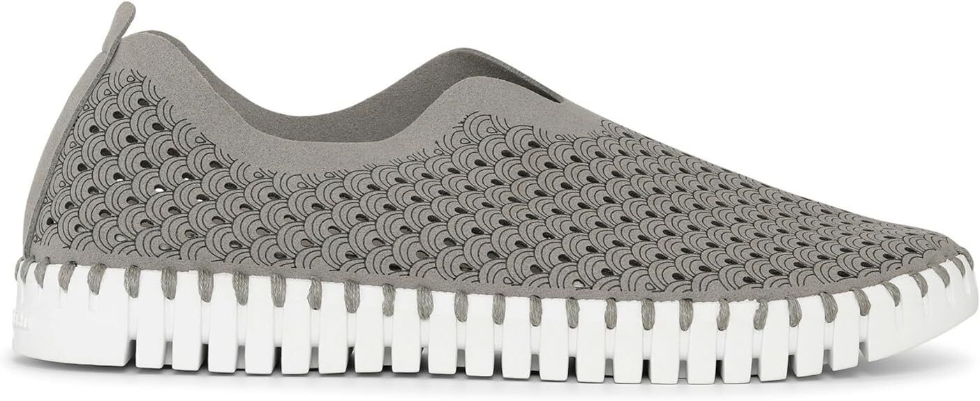 Ilse Jacobsen Tulip 139 TULIP139-006 Gray Ballerina Slip-on Sneaker BRAND NEW - AllSportsWearUSA