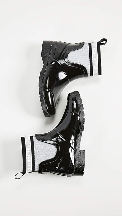 Tretorn Women's Lia Rain Boot wtLIA BLACK/SILVER US 9M