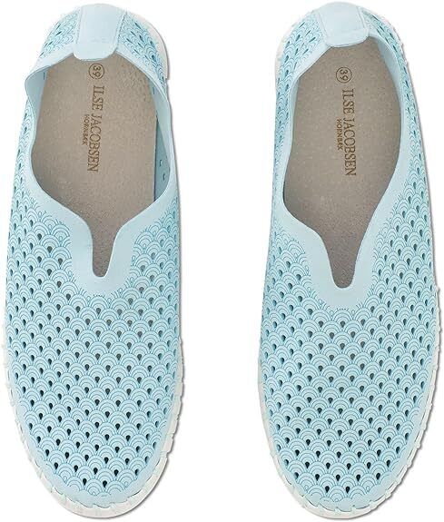 Ilse Jacobsen Womens Tulip 139 Sapphire TULIP139464 Slipon Shoe Brand New - AllSportsWearUSA