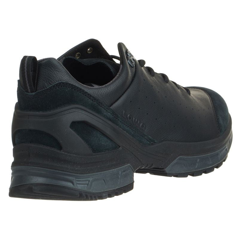 Lowa Men’s  Barrow Lo Travel Shoes 310773-9937 Black Leather