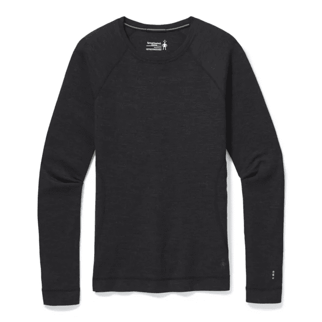 Smartwool Women's Classic Thermal Merino Base Layer Crew SW016369010  Charcoal