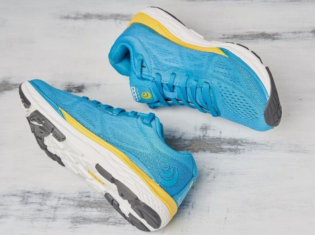 Topo Athletic Women FLI-Lyte 3 Running Shoe Aqua Yellow Size 6 - AllSportsWearUSA