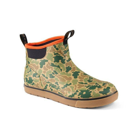Grundens Mens Deck-Boss Ankle Boot High Fives Camo 60008-924