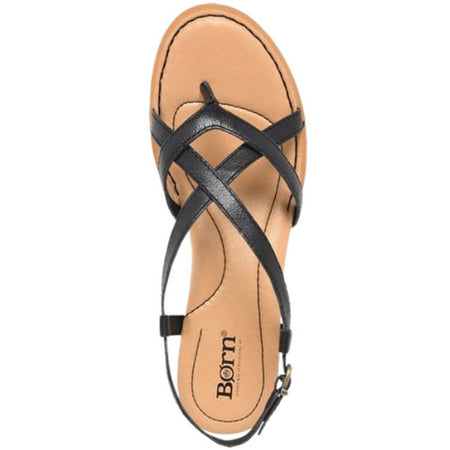 Born Sibyl Women's Shoes Black BR0055703  Leather/Rubber/Suede