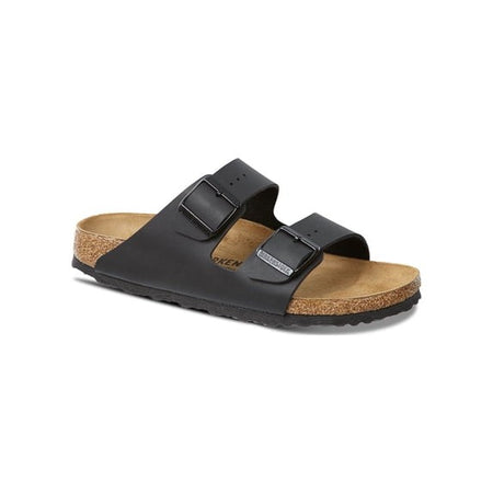 Birkenstock Arizona Two-strap Buckle Slide Footbed Sandal 051791 Black EU42