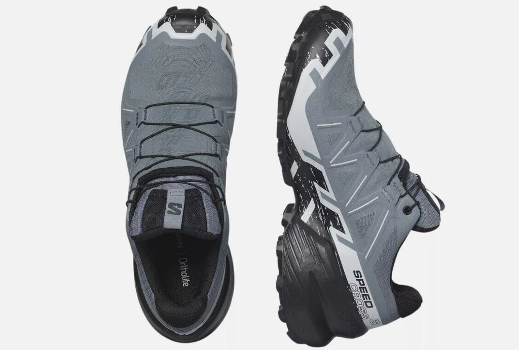 Salomon Speedcross 6 GTX Women's Trail Running Shoes, Flint/Black/Heather NEW - AllSportsWearUSA