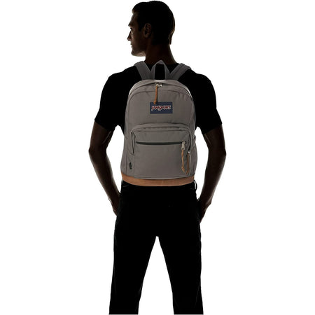 JanSport Right Pack Backpack Travel,Work Laptop Bookbag Leather Bott 32L