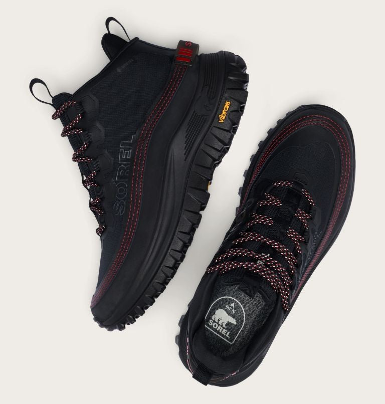 Sorel Women's CALLSIGN HORIZON™ Mid GTX Sneaker 2142951-010 Black Bright Red