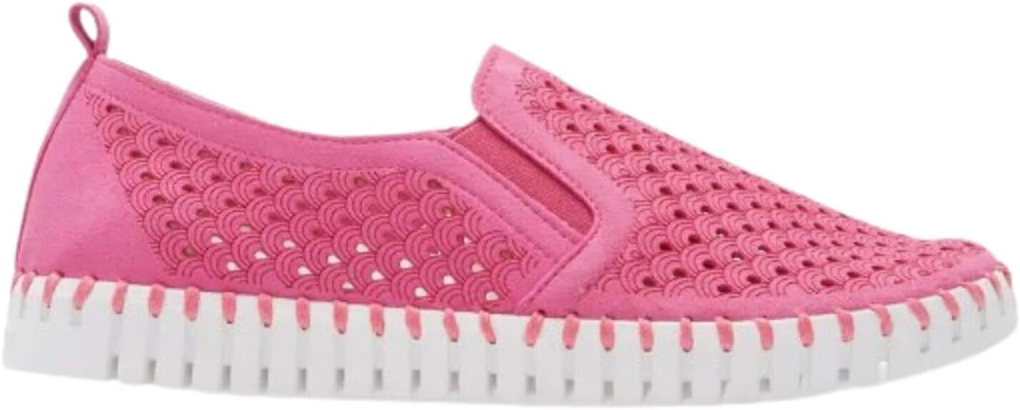 Ilse Jacobsen Womens Tulip 140 Rose Violet Flat Slipon Brand New - AllSportsWearUSA