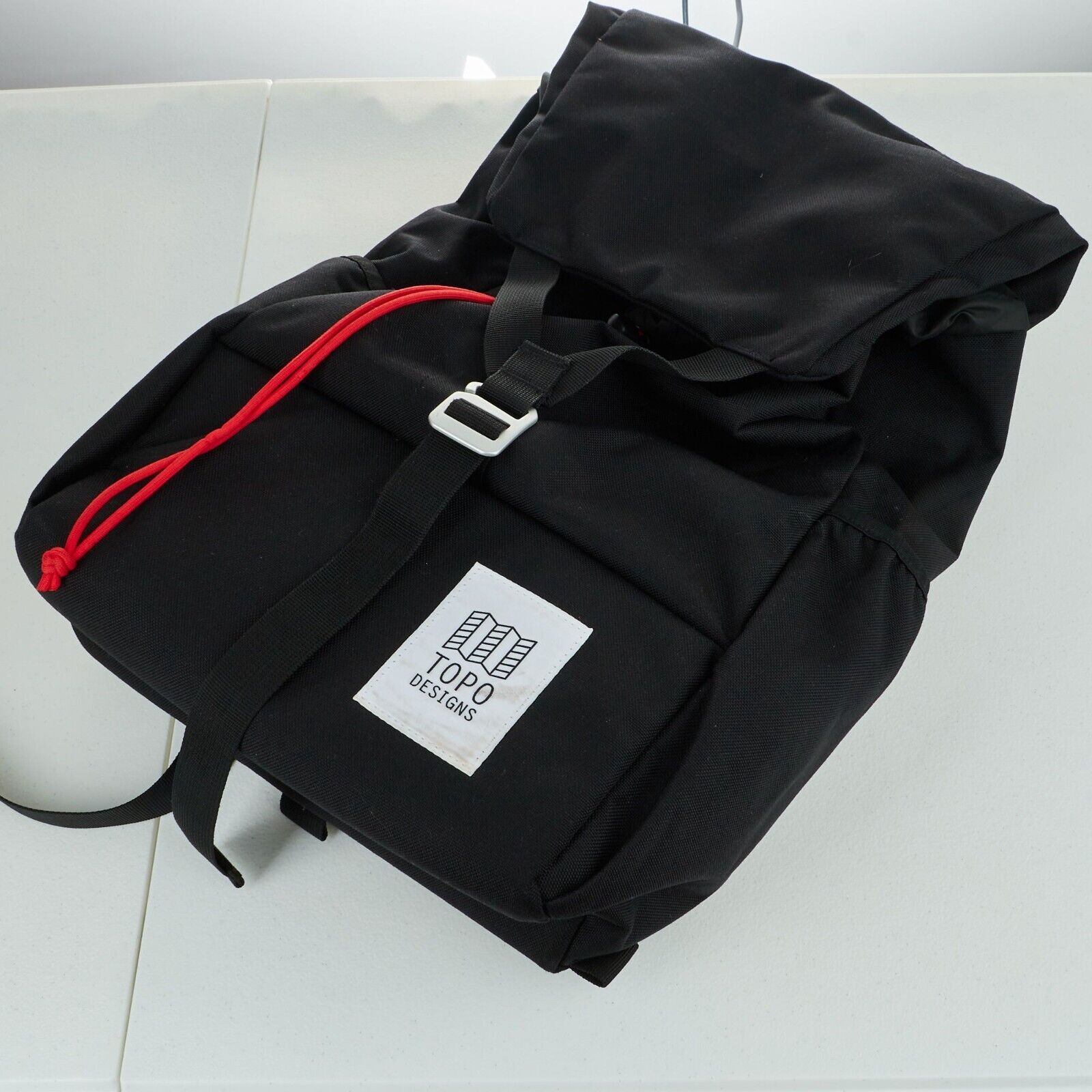 Topo Designs Y-Pack Backpack Black Hiking Outdoors NWT - AllSportsWearUSA