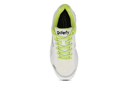 Gravity Defyer Gdefy Mighty Walk White Green Toning Shoes Women's Brand New - AllSportsWearUSA