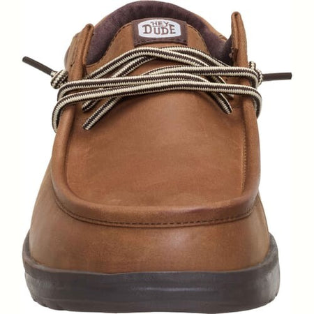 Hey Dude Men's Paul Leather Casual Shoes 45157-2LU Robe Brown