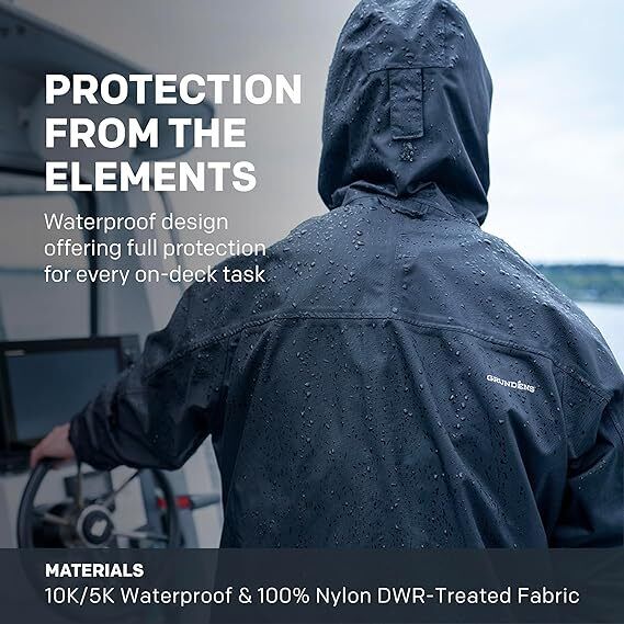 Grundens Men’s Weather Watch 10361-730 Hi Vis Yellow Sport Fishing Jacket New - AllSportsWearUSA