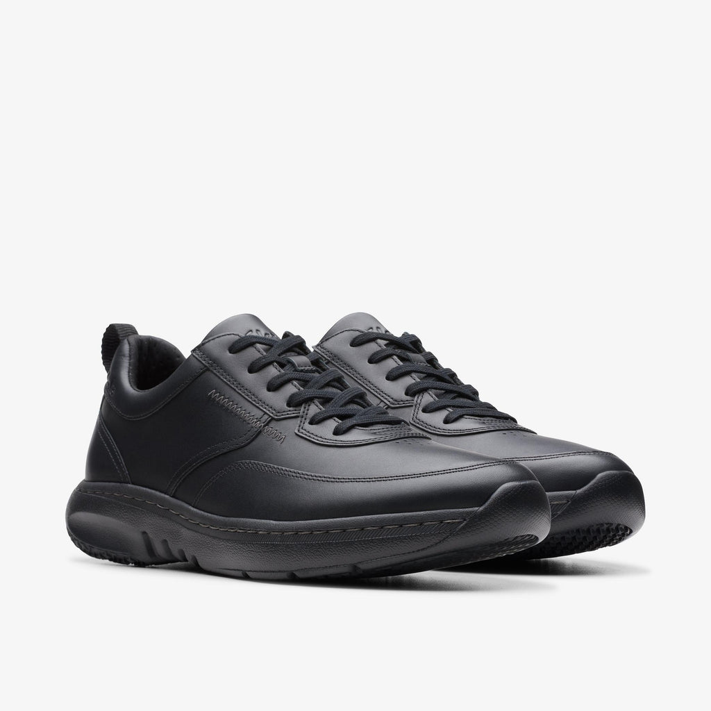 Clarks Men's Pro Lace Shoes 26175190 Black Leather