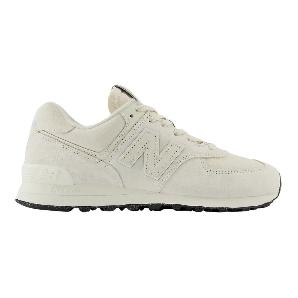 New Balance Men's 574 U574BSB Biege with White Shoes Brand New - AllSportsWearUSA