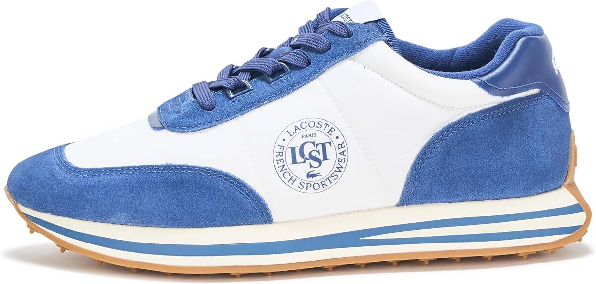 Lacoste Mens L-Spin Sneaker  Nvy/Wht 7-48SMA0063-092