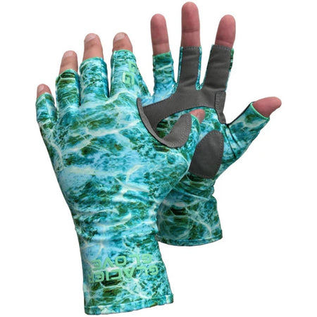Glacier Outdoor Islamorada Sun Glove Unisex UV Protection Fingerless Summer Glov
