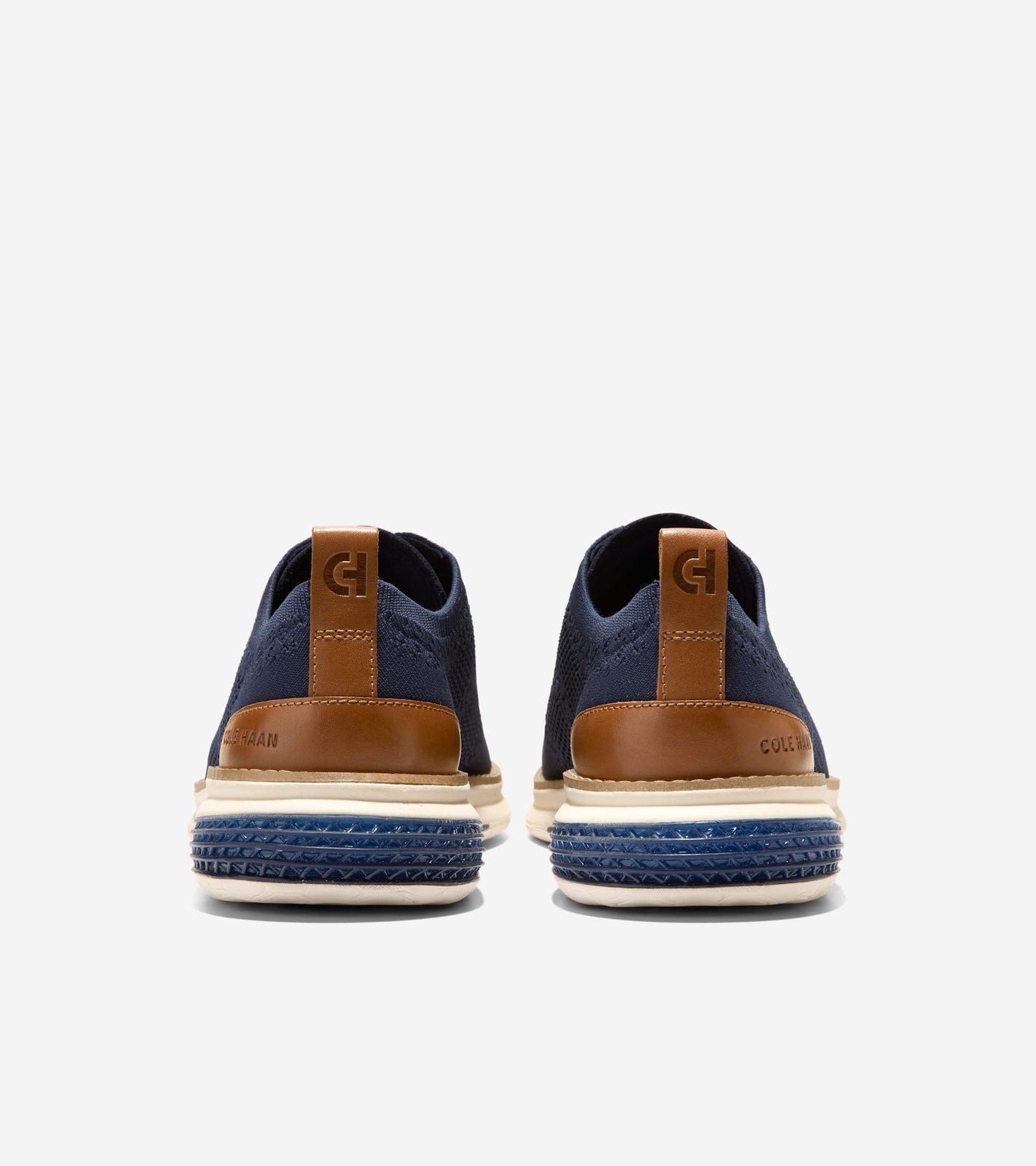 Cole Haan Men's ØriginalGrand Energyweave Stitchlite Wingtip Oxfords C40571 Navy