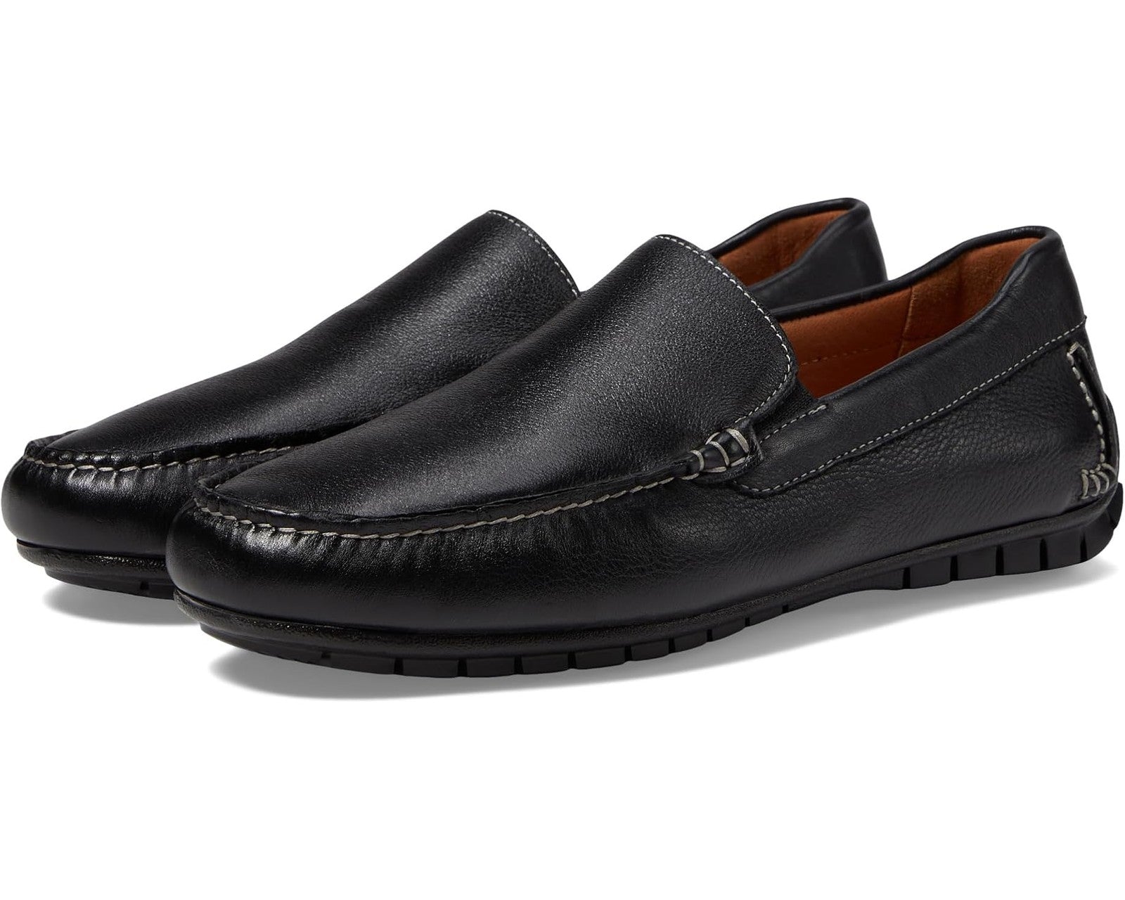 Johnston & Murphy Cort Moc Venetian Men's 20-6405 Black Full Grain