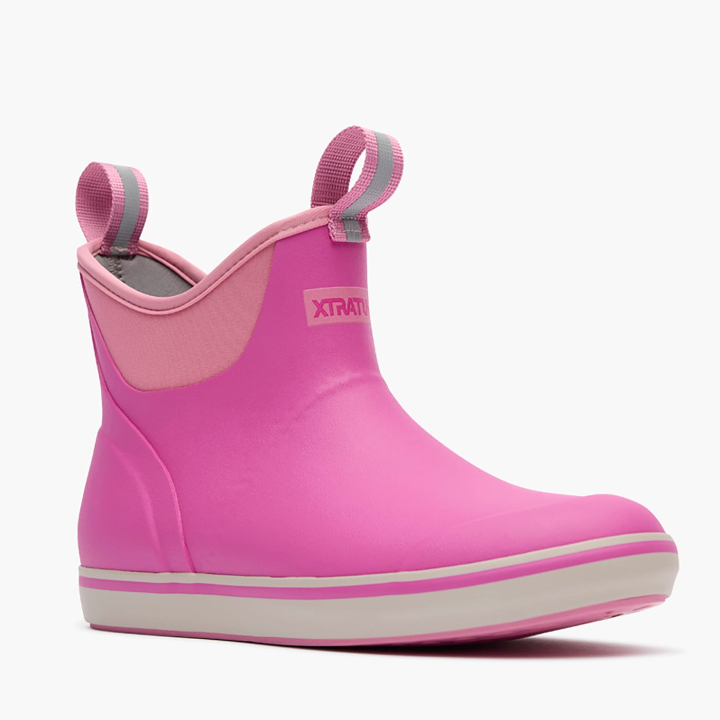 XTRATUF Women's Ankle Deck Boot XWAB-402  Rose Violet