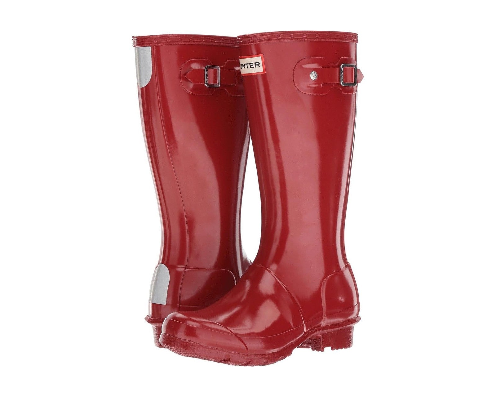 Hunter Kids  Original Kids' Gloss Rain Boot Little Kid/Big Kid Military Red