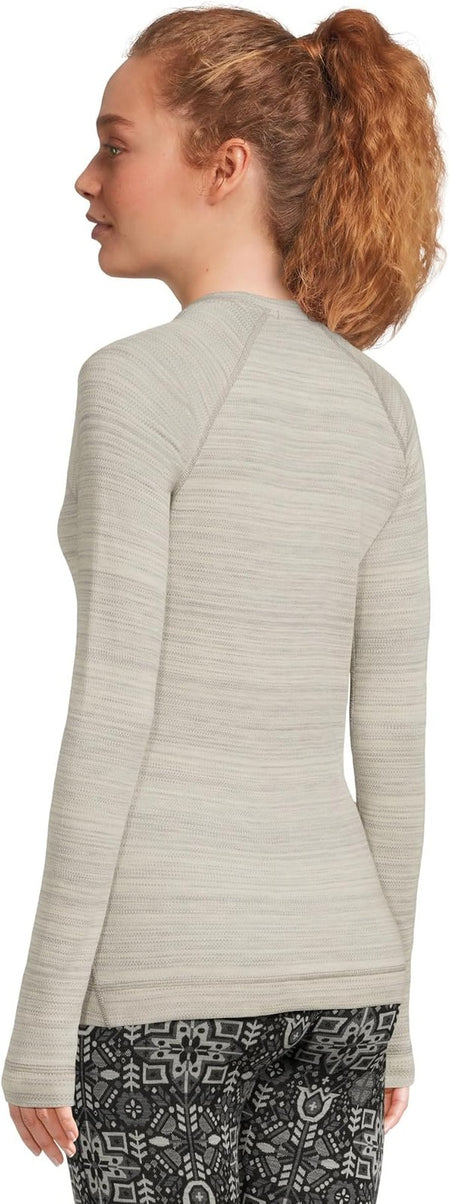 Smartwool Women's Classic Thermal Merino Base Layer Crew SW016369P98 Light Gray