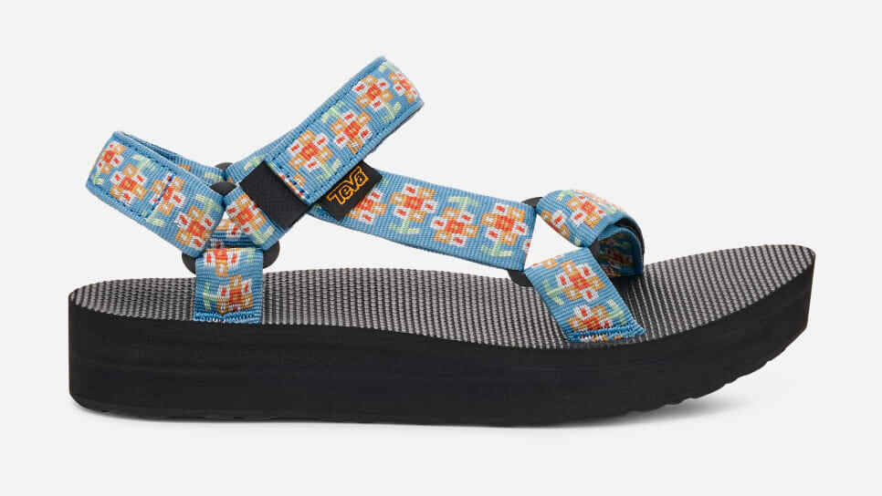 TEVA Women's Midform Universal Sandal 1090969-BLMC  bloom cendre blue