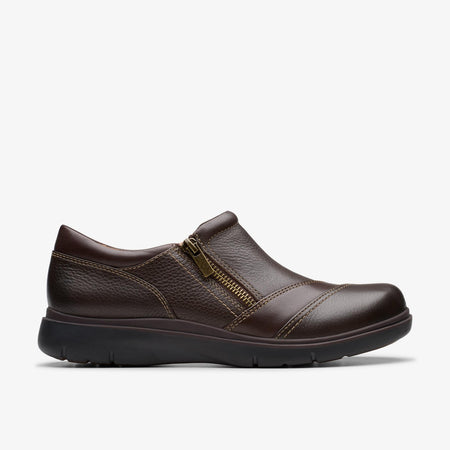Clarks Women's Certina Pure Dark Brown Leather 26180375