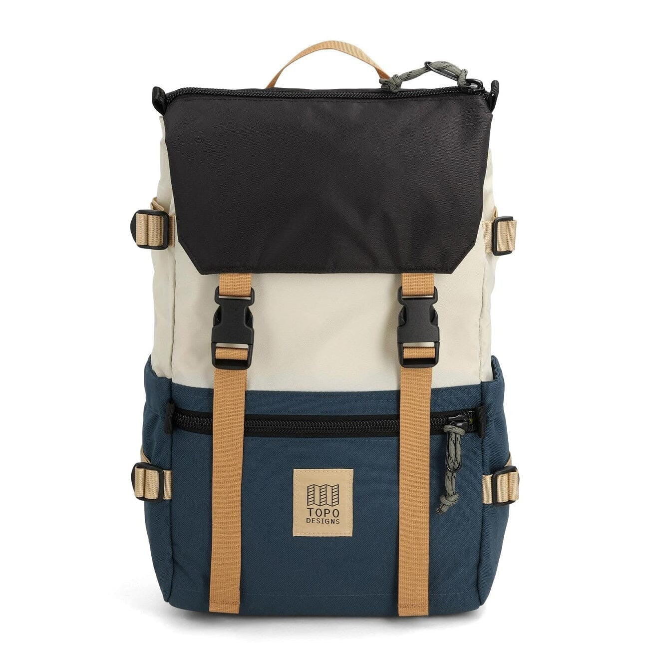 Topo Designs Rover Pack Classic Backpack  932436024000 Bone White and Pond Blue