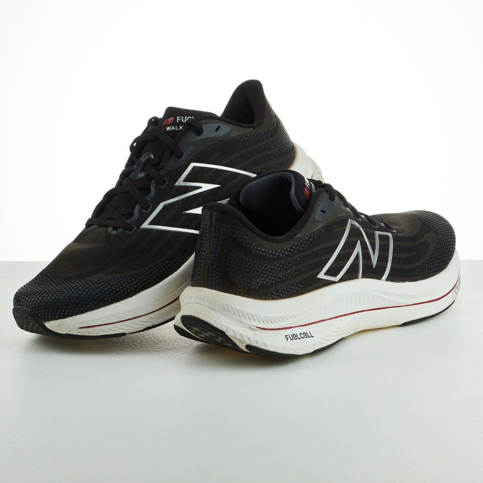 New Balance Men's FuelCell Walker Elite - Black/Red/Grey (Size 10.5) - AllSportsWearUSA