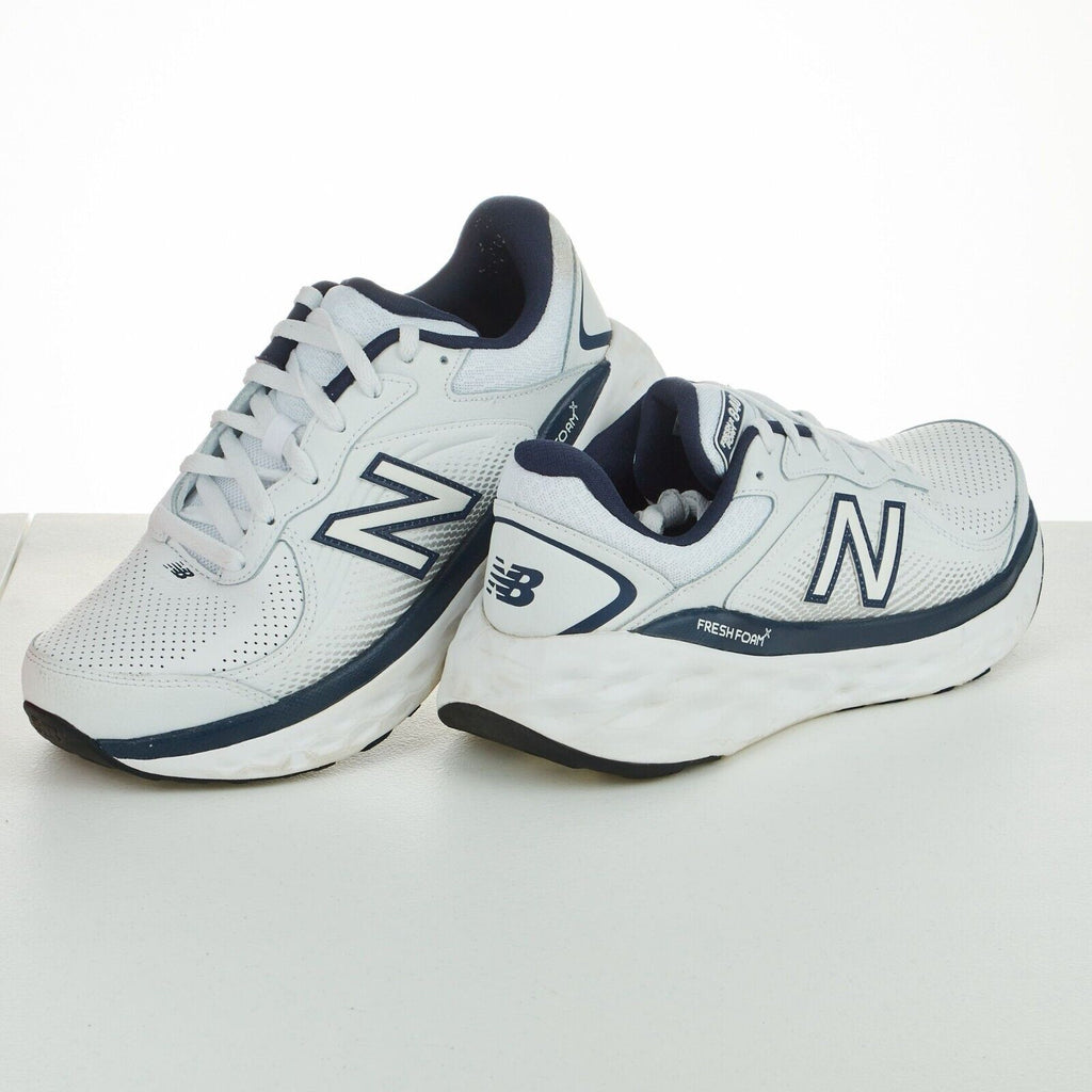 Size 10 - New Balance Fresh Foam X 860v13 White Marine Blue - AllSportsWearUSA