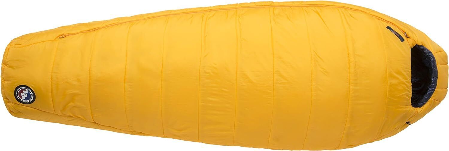 Big Agnes Lost Dog 30° BLD30RL19 Yellow/Navy Sleeping Bag Brand New - AllSportsWearUSA