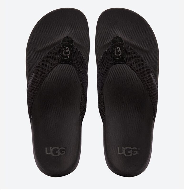 UGG Australia Tenoch Hyperweave Flip-Flop - Black -1092298-BLK Brand New - AllSportsWearUSA