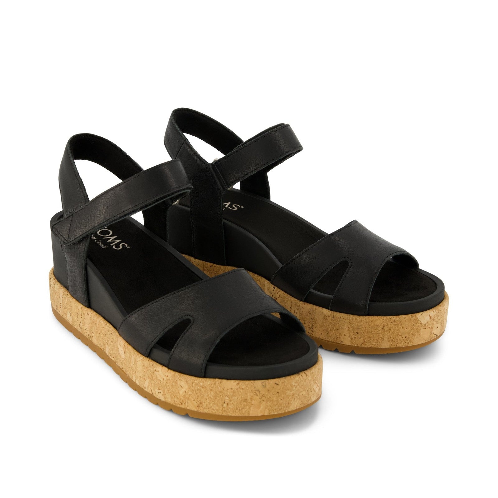 TOMS Women's Alana Wedge Sandal 10023073 Black