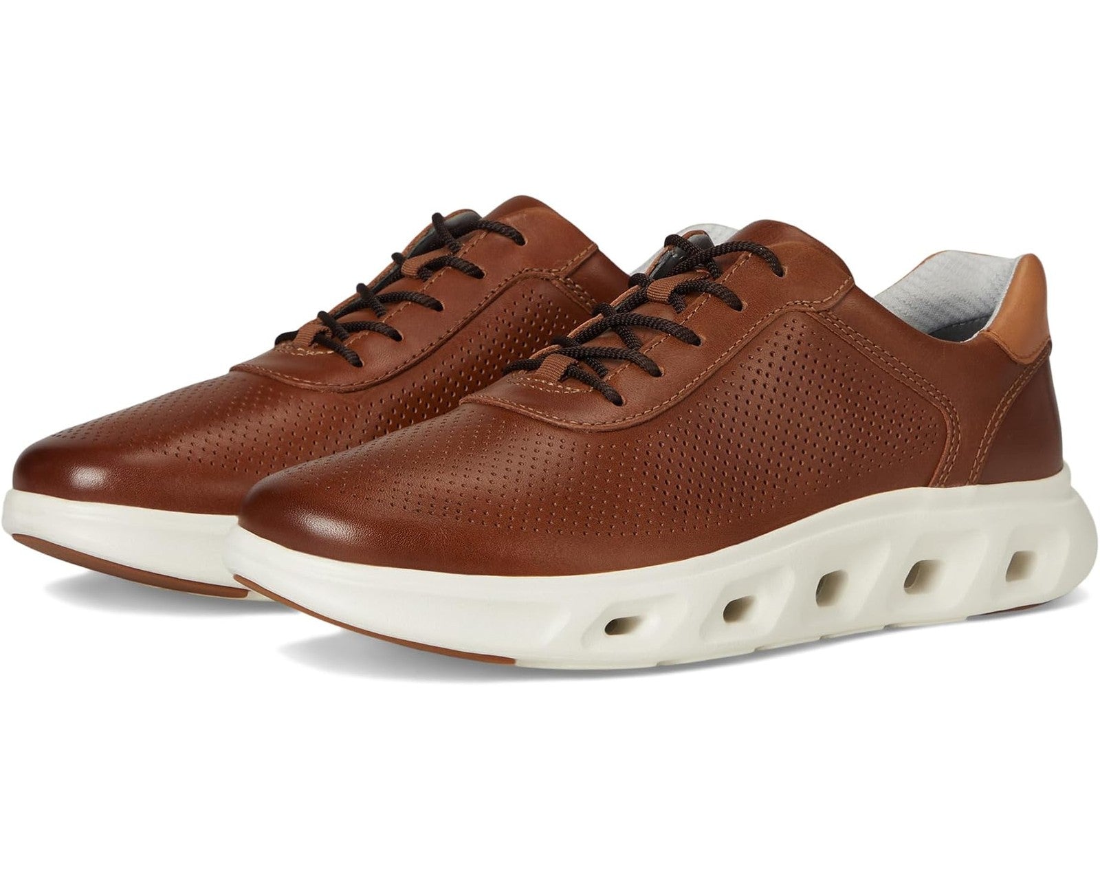 Johnston & Murphy Men's Reactivate U-Throat Full Grain Leather Lace-up Sneakers