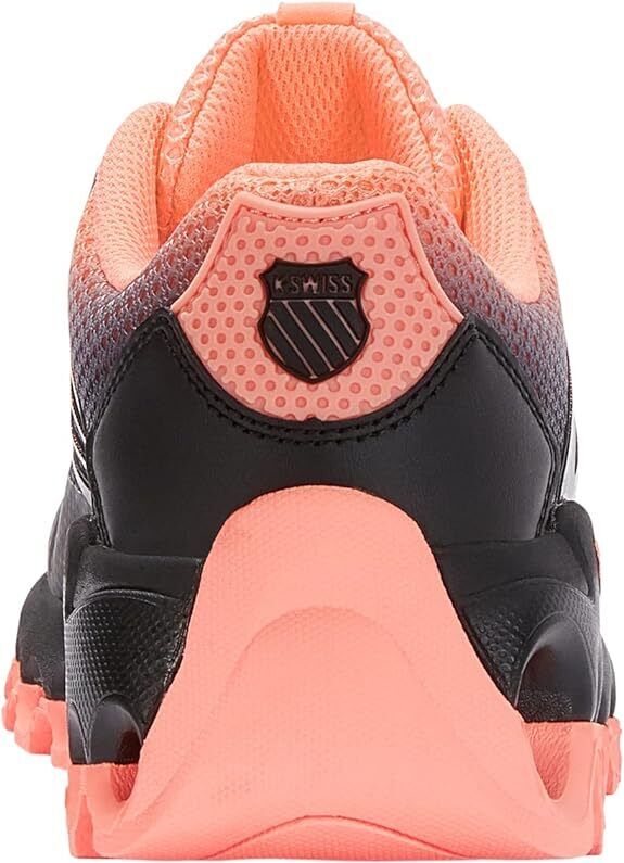 KSwiss Womens Tubes Sport Lite Neon CoralBlack 97924651M Training Shoe New - AllSportsWearUSA
