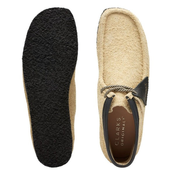 Clarks Originals Wallabee Boot Men's Maple Black Suede 26174051