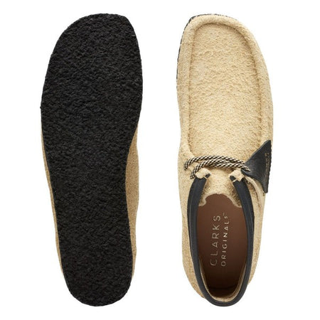 Clarks Originals Wallabee Boot Men's Maple Black Suede 26174051