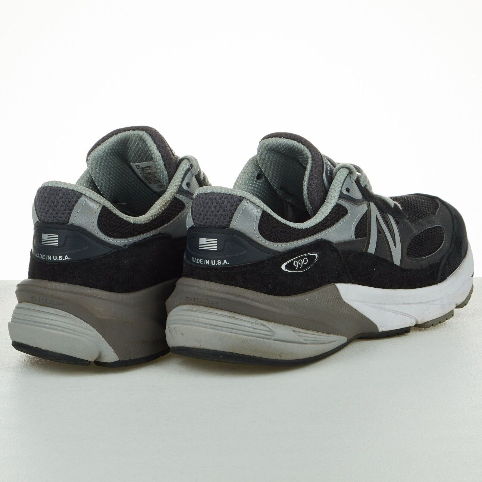 Size 8.5 - New Balance 990v6 Made in USA Black Silver M990BK6 - AllSportsWearUSA