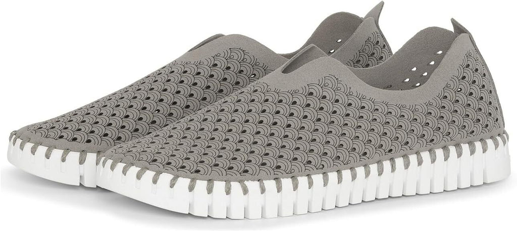 Ilse Jacobsen Tulip 139 TULIP139-006 Grey Size 49 Ballerina Slip-on Sneaker New - AllSportsWearUSA
