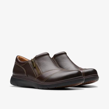 Clarks Women's Certina Pure Dark Brown Leather 26180375
