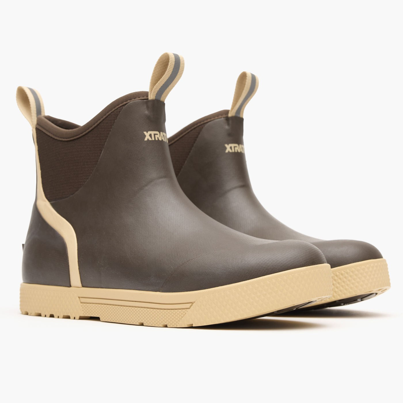 XTRATUF Men's Wheelhouse Ankle Deck Boot XMW-900 Brown