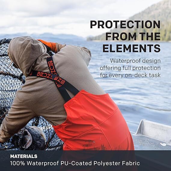 Grundens Men’s Neptune 10075-204 Commercial Fishing Bib Pants - AllSportsWearUSA