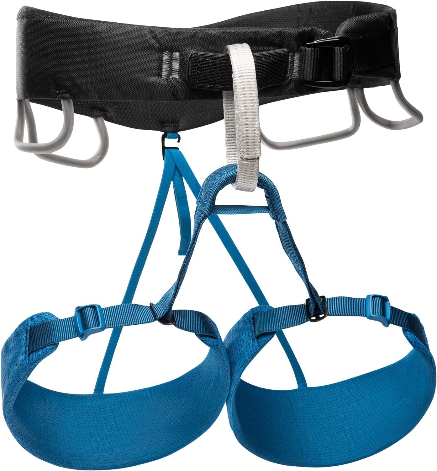 Black Diamond Mens Momentum Rock Size-Medium Kingfisher Climbing Harness New - AllSportsWearUSA