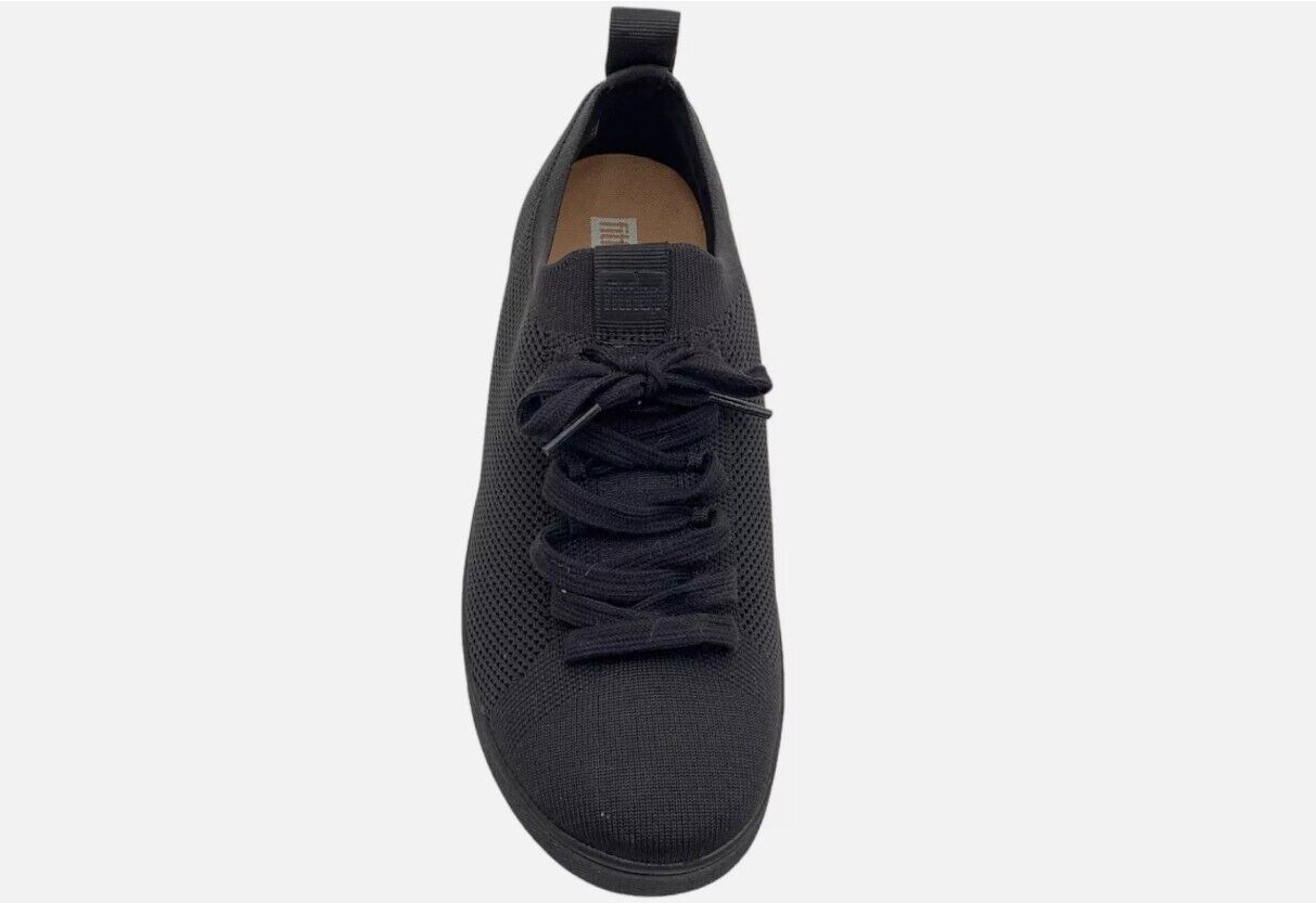 FitFlop Rally E01 Multi-Knit Sneaker All Black FB7-090-050 SIZE 7 NEW - AllSportsWearUSA