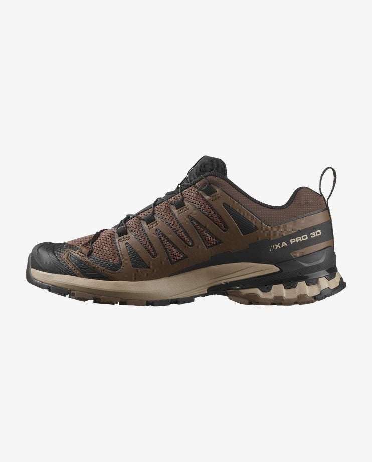 Salomon XA PRO 3D V9 MensTrail Running Shoes L478825 Falcon / Desert Tan Bla