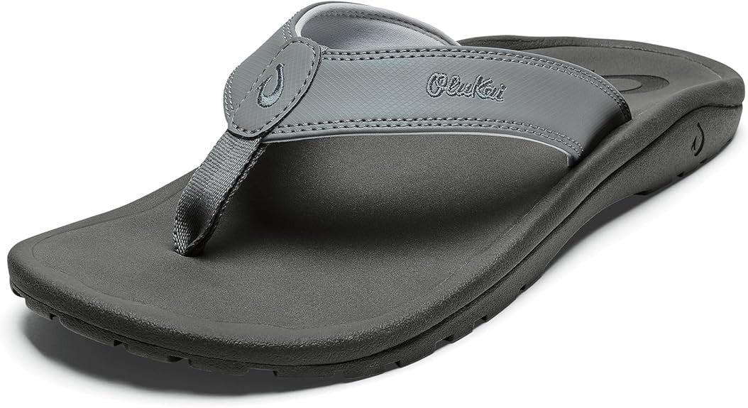 OLUKAI Ohana Men's Beach Sandals 10110 Ash Rock