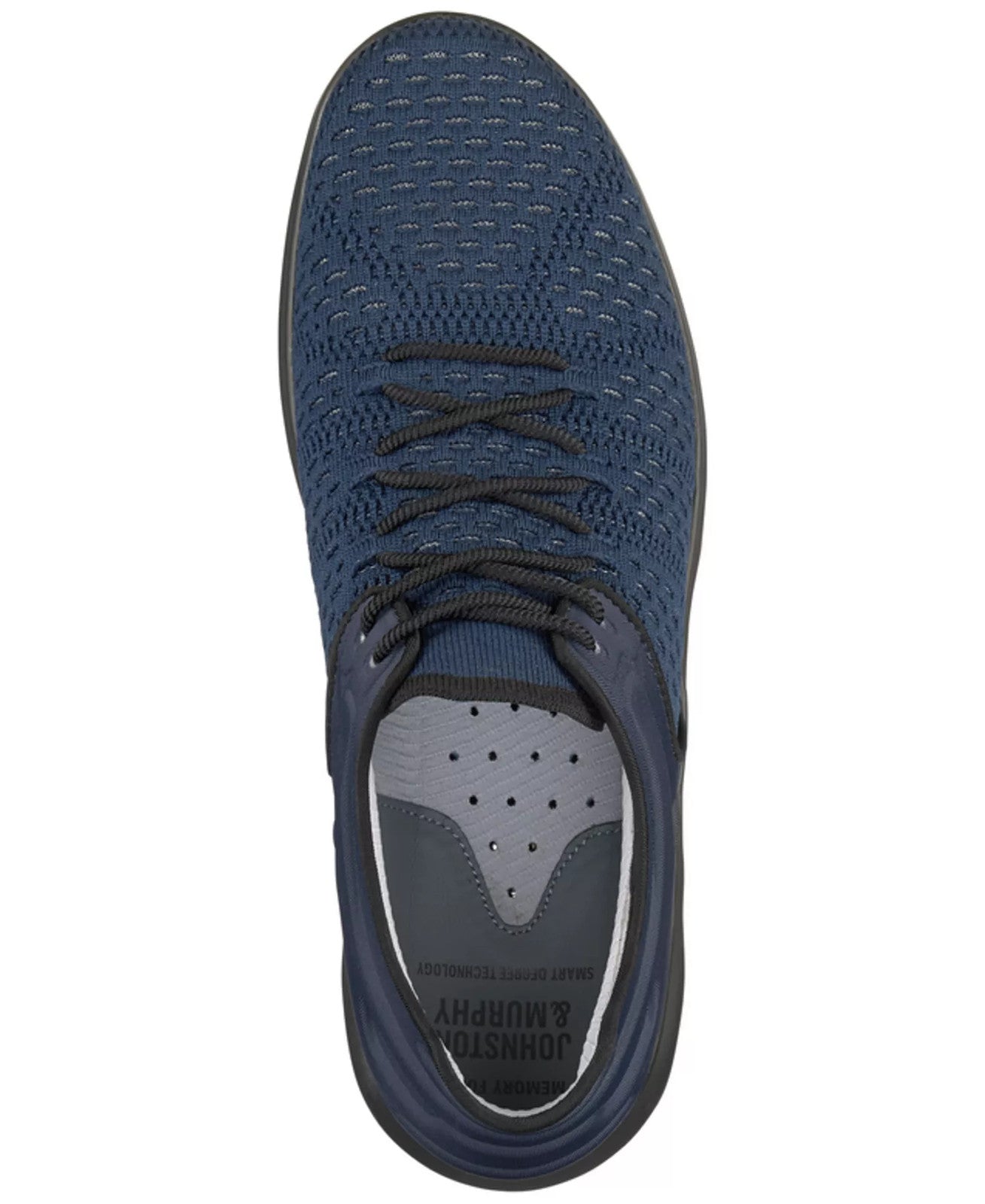 Johnston & Murphy Men's Activate Knit U-Throat Sneaker 25-8917 Navy Neoprene